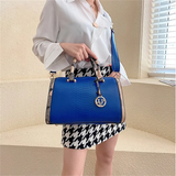 Women's Leather Flap Clutch Chain Shoulder Bag