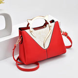 Embroidered Crossbody Bag for Women Large Capacity Leather Shoulder Bag