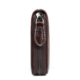 Artistic Leather Long Purse Woman Wallets Clutch Purse