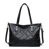 Large Tote Bag Bucket Shoulder Bags PU Leather 2pcs/Set