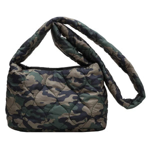 Winter Warm Down Shoulder Bag for Women