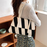 Stitching All-Match Women's Shoulder Bag Tote Bags