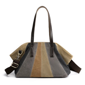 Canvas Crossbody Bag Women's Shoulder Tote Soft Casual Messenger