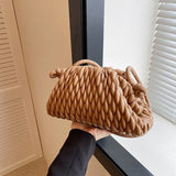 Women PU Leather Crossbody Clouds Bag Shoulder Phone Purse