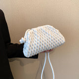 Women PU Leather Crossbody Clouds Bag Shoulder Phone Purse