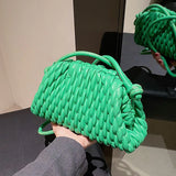 Women PU Leather Crossbody Clouds Bag Shoulder Phone Purse
