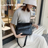 Women Shoulder Crossbody Bags Soft Oil Leather Pouch Sac A Main Mochila Bolso