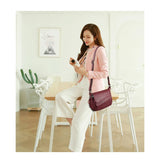 Women Shoulder Crossbody Bags Soft Oil Leather Pouch Sac A Main Mochila Bolso