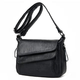 Women Shoulder Crossbody Bags Soft Oil Leather Pouch Sac A Main Mochila Bolso
