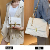 Diamond Lattice Crossbody Bags for Women - Soft Messenger Totes