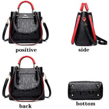 Pu Leather Women Shoulder Bags High Capacity Crossbody Bag