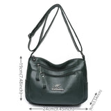 Women Crossbody Bag Tote Shoulder Bag Casual Leather High Bag