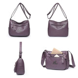 Women Crossbody Bag Tote Shoulder Bag Casual Leather High Bag