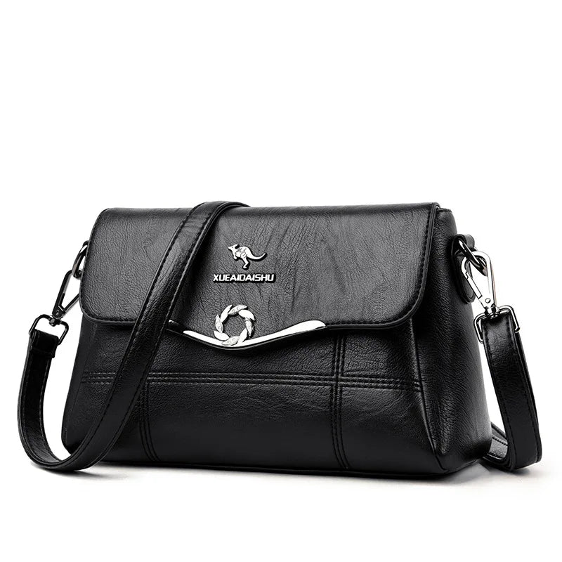 Leather Shoulder Bags for Women Ladies Crossbody Messenger Women Bags