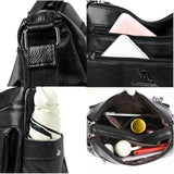 Crossbody Large Capacity Women Bag Soft Leather Shoulder Messenger Bags
