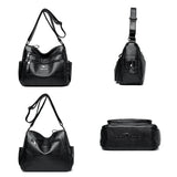 Crossbody Large Capacity Women Bag Soft Leather Shoulder Messenger Bags