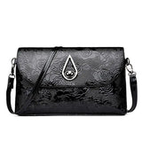 Flower Embossed Shoulder Bag Envelope Bag Ladies Crossbody Bag