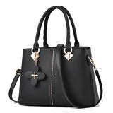 Women Leather Tassel Crossbody Shoulder Bag