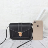 Mini PU Leather Shoulder Messenger Bag Yellow