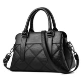 High Leather Crossbody Tote Bag for Women