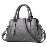 High Leather Crossbody Tote Bag for Women