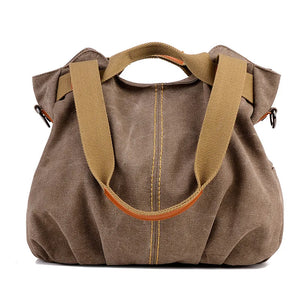 Canvas Crossbody Shoulder Bag for Women Large Capacity Tote Bag