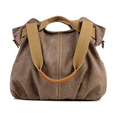 Canvas Crossbody Shoulder Bag for Women Large Capacity Tote Bag