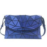 Geometric Luminous Envelope Crossbody Bag for Women