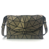 Geometric Luminous Envelope Crossbody Bag for Women
