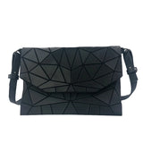Geometric Luminous Envelope Crossbody Bag for Women