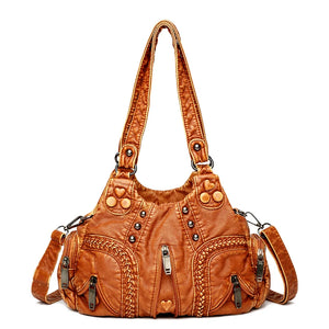 Large Capacity Crossbody Shoulder Bag Women Leather Tote Bags