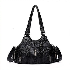 Large Capacity Crossbody Shoulder Bag Ladies Leather Messenger Casual Tote Bags