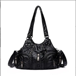 Large Capacity Crossbody Shoulder Bag Women Leather Messenger Tote Bags