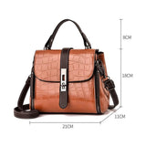Women's Leather Crossbody Bag - Stylish and Versatile