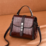 Women's Leather Crossbody Bag - Stylish and Versatile