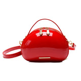 Heart Shaped Shoulder Bag Girls High Crossbody Bags Jelly Purse
