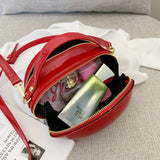 Heart Shaped Shoulder Bag Girls High Crossbody Bags Jelly Purse