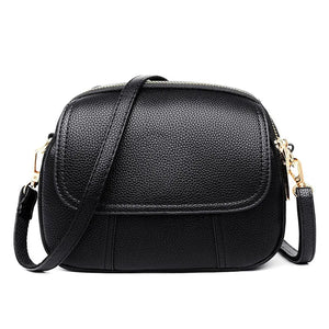 Small Pu Leather Handbags for Women Strap Decorated Messenger Bags
