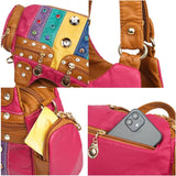 Small Ladies Crossbody Shoulder Bag PU Leather Messenger Casual Tote
