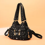 Small Crossbody Women Bag PU Leather Casual Messenger Bag