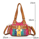 Small Ladies Crossbody Shoulder Bag PU Leather Messenger Casual Tote