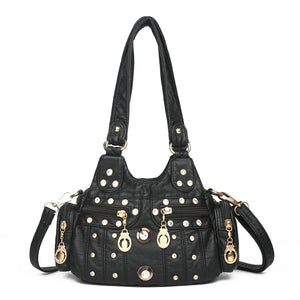 Small Ladies Crossbody Shoulder Bag PU Leather Messenger Casual Tote