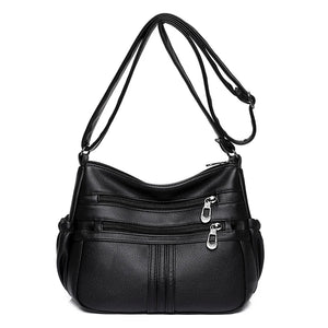 Soft Waterproof Leather Handbags Shoulder High Bags For Ladies Crossbody Bags