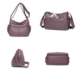 Soft Waterproof Leather Handbags Shoulder High Bags For Ladies Crossbody Bags