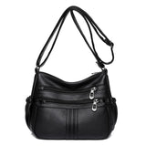 Soft Waterproof Leather Handbags Shoulder High Bags For Ladies Crossbody Bags