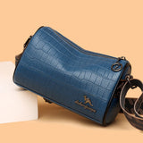 Stone Pattern Leather Crossbody Bags for Women