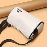 Stone Pattern Leather Crossbody Bags for Women