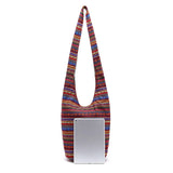 Fringe Shoulder Bag Ethnic Tote Handbag Large Purse Hippie Travel Bag