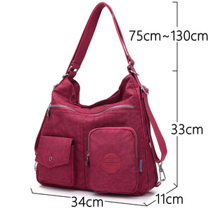 Waterproof Crossbody Bags for Women Large Capacity Lady Shoulder Bag Tote