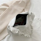 Soft Leather Women Hobos Crossbody Bag Vintage Underarm Bag